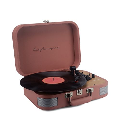 Platine Vinyle Vc600 - Tourne-disque Avec Bluetooth - Lecteur Et Convertisseur Des Vinyles - Mocha