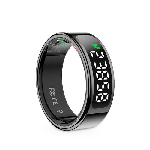 Bague Connectée Smart Ring Orbyt Touch, Écran, Sommeil, Fréquence Cardiaque, Taille 8 (18,3mm)