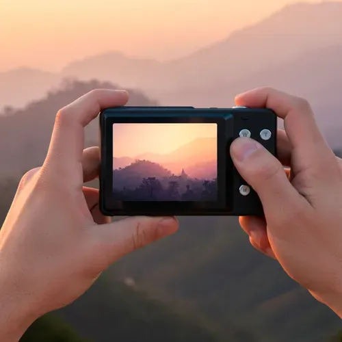 Appareil Photo Numérique Horizon Avec Double Écran, Résolution 4k Et 48 Mp, Autonomie 120 Min
