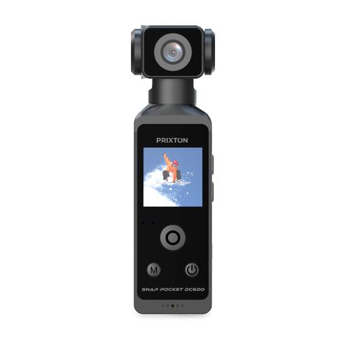 Caméra Vlogging Snap Pocket WiFi, 5k et 50mp, Écran 1.3", Corps Pivotant 270°, Boîtier Étanche