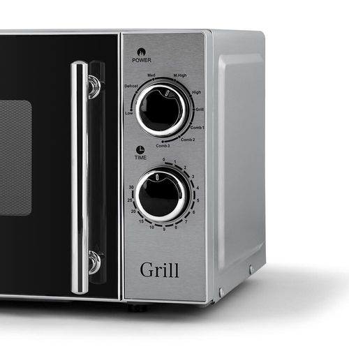 Micro-ondes Mig 2550   Combiné 20 L 700 W Noir, Acier Inoxydable