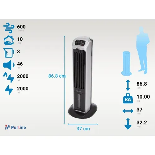Rafraichisseur D'air Par évaporation à Débit élevé Et Chauffage
