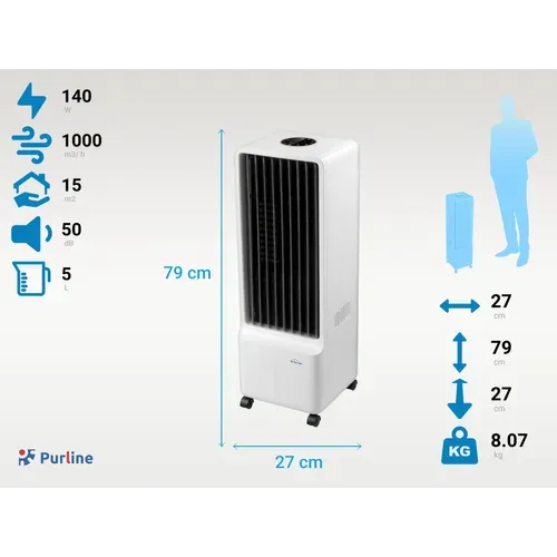 Rafraichisseur D'air Par évaporation à Débit élevé Avec Purificateur
