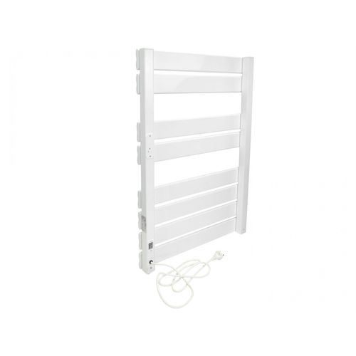 Sèche-serviette électrique 500w Blanc Avec Commande Sans Fil