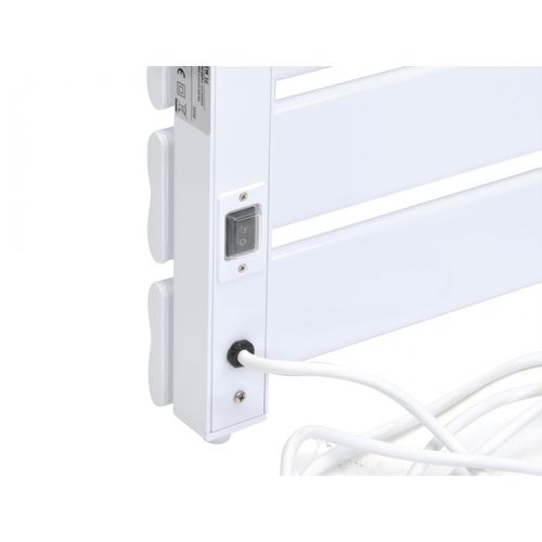 Sèche-serviette électrique 500w Blanc Avec Commande Sans Fil