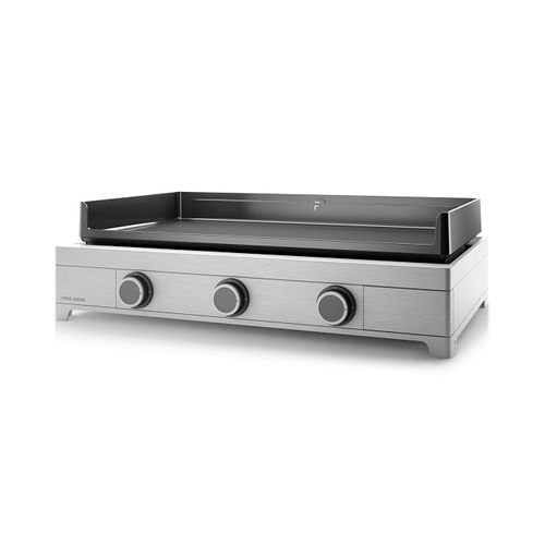 Plancha Gaz 9000w Plaque Fonte émaillé 75.5x41cm Modern G75i