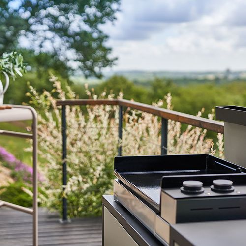 Plancha électrique 3200w Plaque Fonte émaillée 60x42cm Premium E 60 I