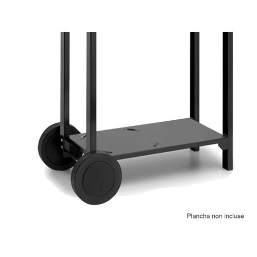 Chariot Pour Plancha Noir Chba60
