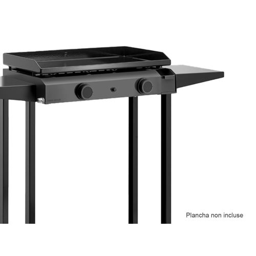 Chariot Pour Plancha Noir Chba60