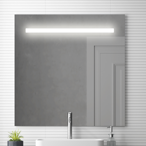Miroir éclairage LED De Salle De Bain Stam Avec Interrupteur Tactile - 60x80cm