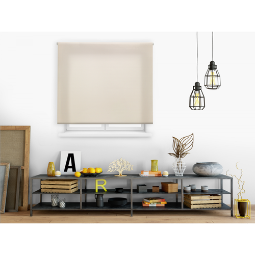 Store Enrouleur Polyester Opaque Multicolore 160x250x1cm Cm Beige