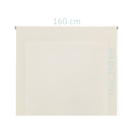 Store Enrouleur Polyester Opaque Multicolore 160x250x1cm Cm Beige