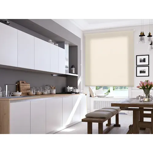 Store Enrouleur Polyester Opaque Multicolore 160x250x1cm Cm Beige