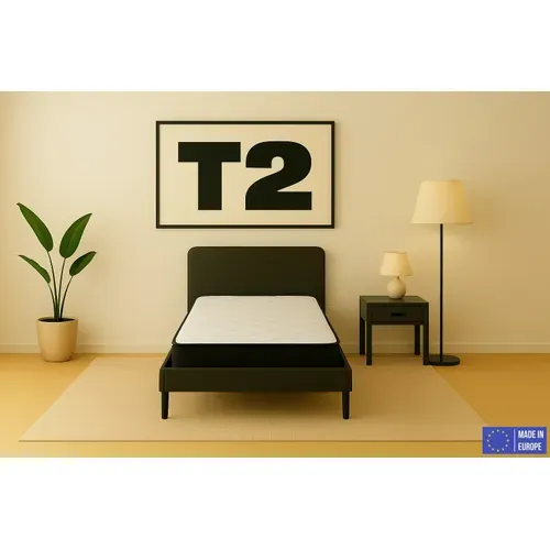 Matelas Mousse 90x190 cm ARIZONA - Ferme - Réversible - Côté Été/hiver - H18 Cm