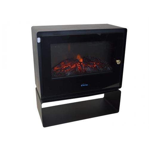 Cheminée Électrique Au Sol Avec Étagère 2000 W