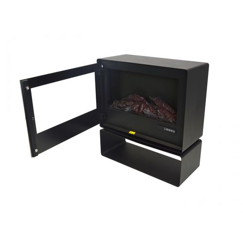 Cheminée Électrique Au Sol Avec Étagère 2000 W