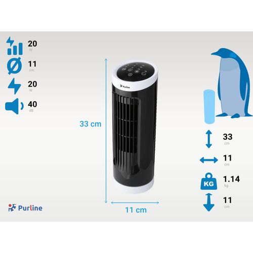 Ventilateur De Table Compact 20w