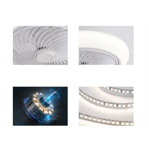 Ventilateur Lampe LED Avec Grille