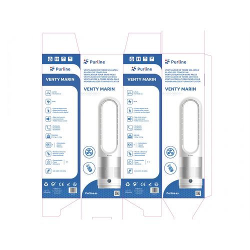 Ventilateur Sans Pale Avec Oscillation Et 8 Vitesses