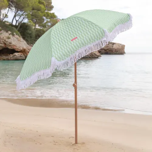 Grand Parasol Polyester Vert 210x180cm