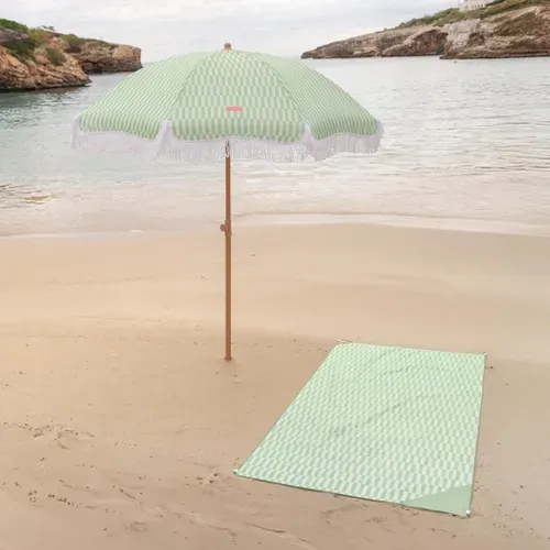 Grand Parasol Polyester Vert 210x180cm