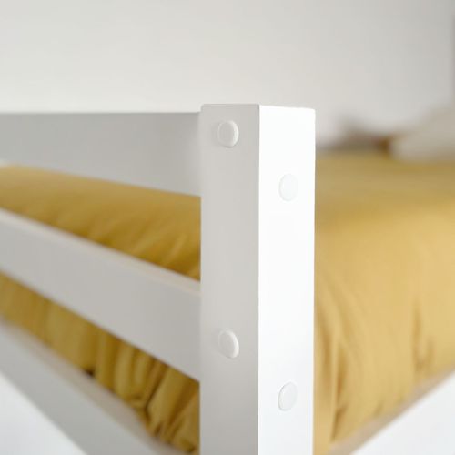 Lit Superposé + Lit Tiroir Bois Blanc 90x190/90x190cm