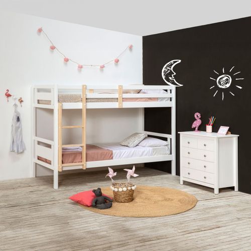 Commode Bay 5 Tiroirs Blanc