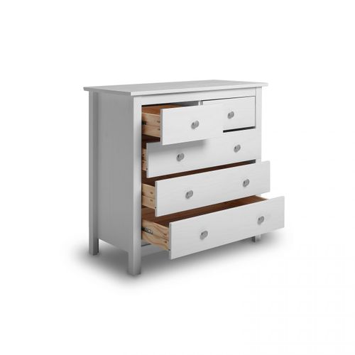 Commode Bay 5 Tiroirs Blanc