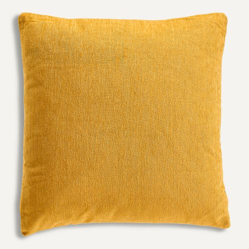Coussin 45x45 cm PILAR Jaune vue de face