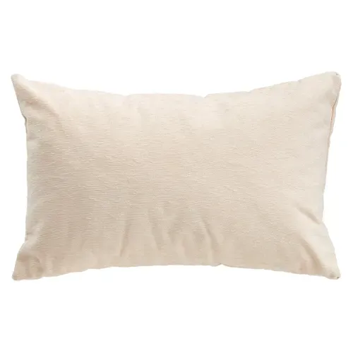 Coussin 30x50 cm PILAR Ecru vue de face