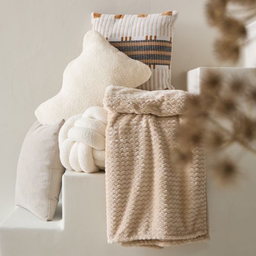 Coussin 45x45 cm VECO Grège