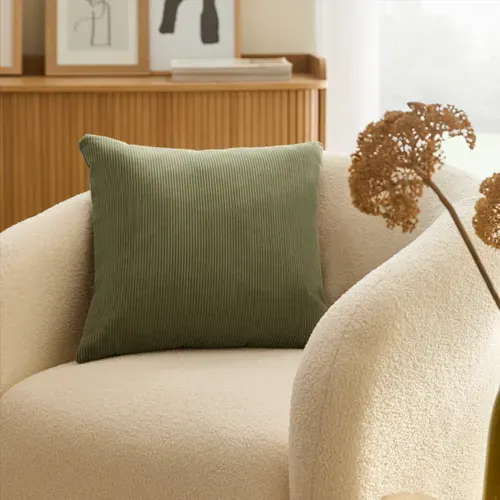 Coussin 45x45 cm VECO Vert vue d'ambiance 1