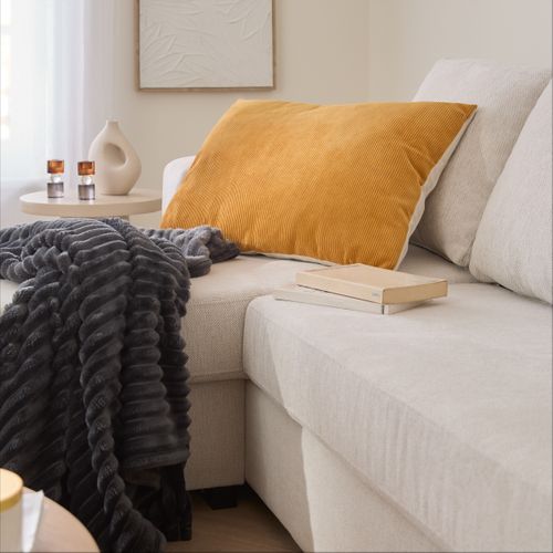 Coussin 50x70 cm VECO Jaune vue d'ambiance 1
