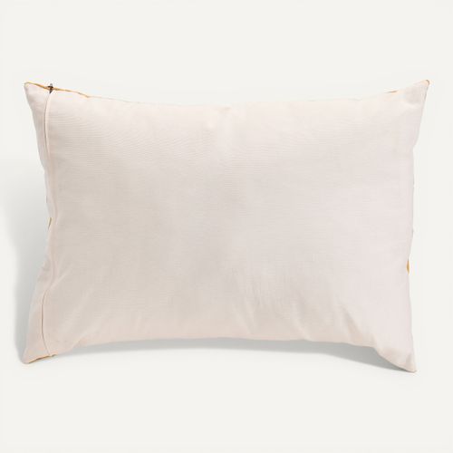 Coussin 50x70 cm VECO Jaune vue de derrière