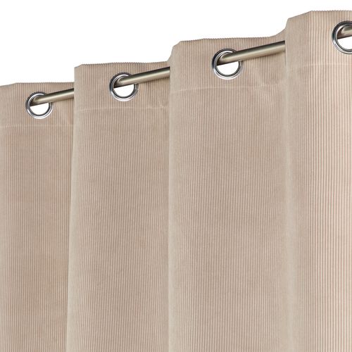 Rideau 140x250 cm VECO Greige vue accessoires