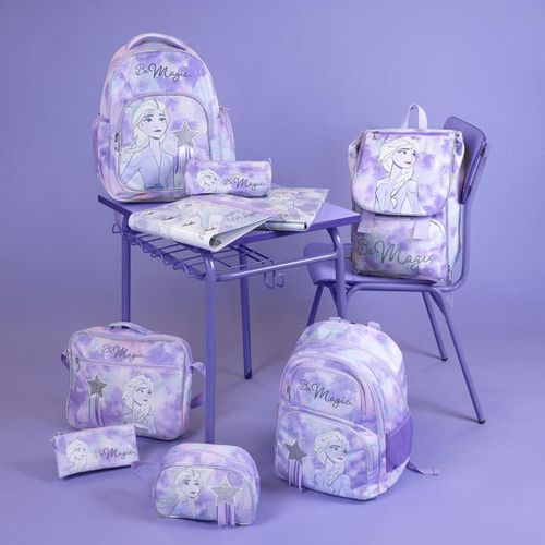 Plumier Avec Accessoires 3 Niveaux Reine Des Neiges Violet 2700000384