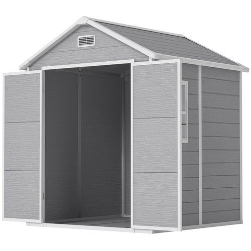 Abri De Jardin - Polypropylène - Gris - 182x151x219 Cm
