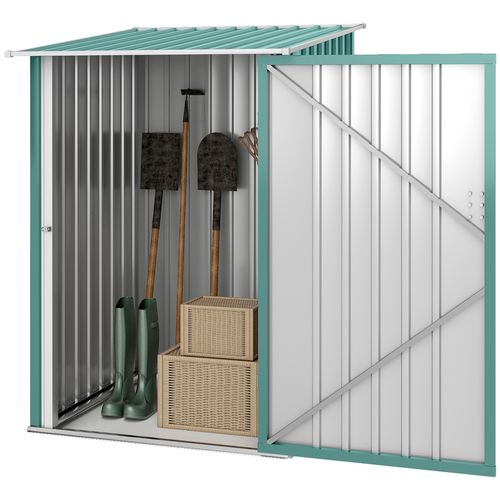 Abri De Jardin En Métal - Vert - 100x103x160 Cm