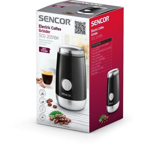 Moulin à Café Et Épices - Scg 2051bk - Noir - 150w - 60ml