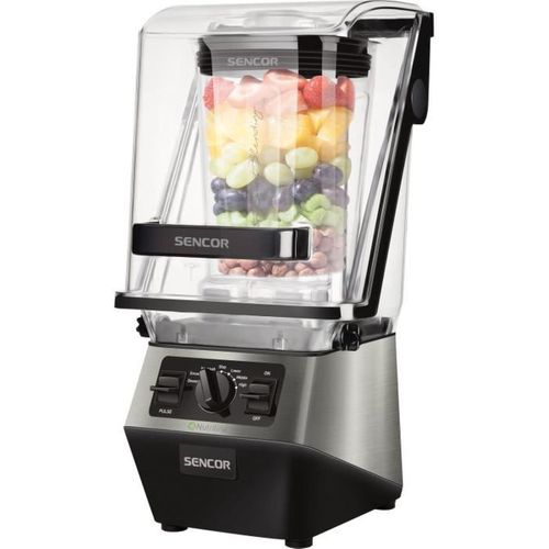 Blender Haute Vitesse 2000 W, Bol Tritan 2 L, Noir/argent