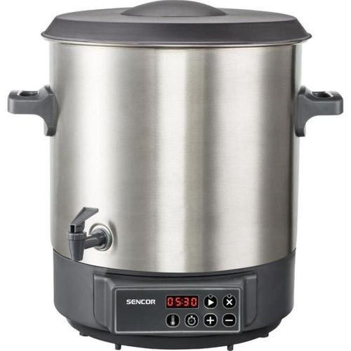 Stérilisateur Électrique 27 L Inox 1800 W – Thermostat 30–100 °c, Robinet