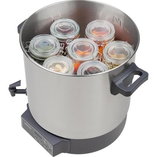 Stérilisateur Électrique 27 L Inox 1800 W – Thermostat 30–100 °c, Robinet