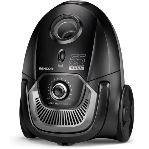 Aspirateur Traîneau Avec Sac - Svc 5501bk - Moteur Eco 700 W - 75 dBa - 2 L - Filtre Hepa H