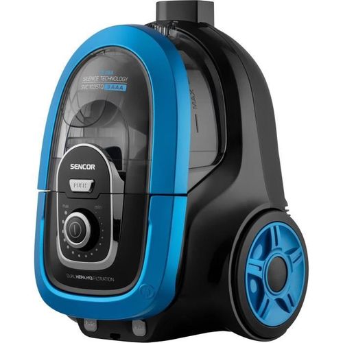 Aspirateur Traineau Sans Sac - Svc-1035tq - 750 W - 75 dB - 1 L - Noir / Bleu