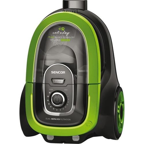 Aspirateur Traineau Sans Sac - Svc 1038gr - 750 W - 75 dB - 1 L - Vert / Noir