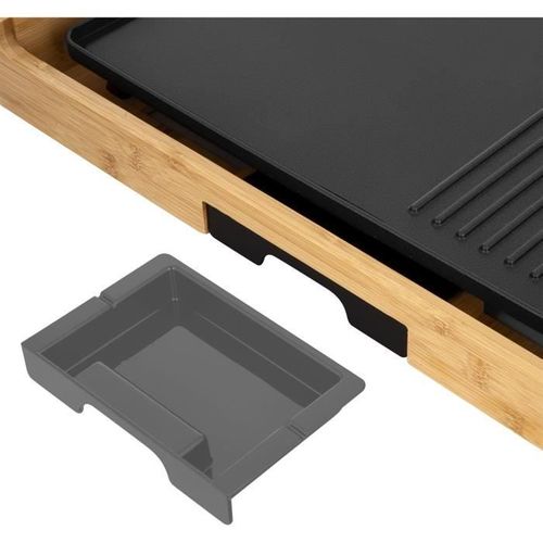 Grill Électrique - Sencor - Sbg 206bk - 1800 W - Noir / Bambour