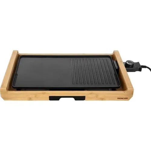 Grill Électrique - Sencor - Sbg 206bk - 1800 W - Noir / Bambour
