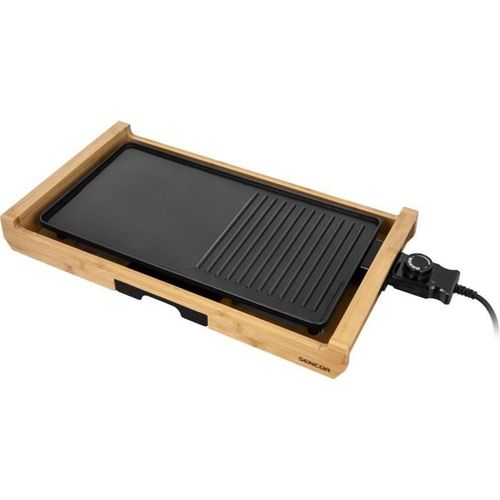 Grill Électrique - Sencor - Sbg 206bk - 1800 W - Noir / Bambour