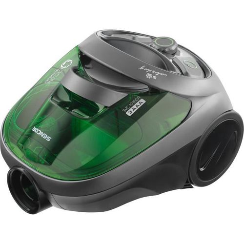 Aspirateur Traineau Sans Sac - Svc 1016gr - 800 W - 80 dB - 1,5 L - Noir Et Vert