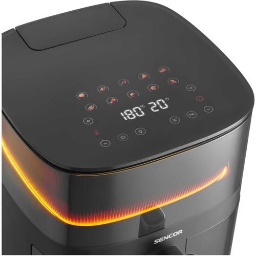 Friteuse à Air Chaud - Sfr 5050bk - Capacité 5 L - 10 Programmes De Cuisson - 1500 W - Noir